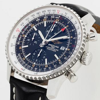 BREITLING, Navitimer World, Chronometre, chronograph, wristwatch, 46 mm.