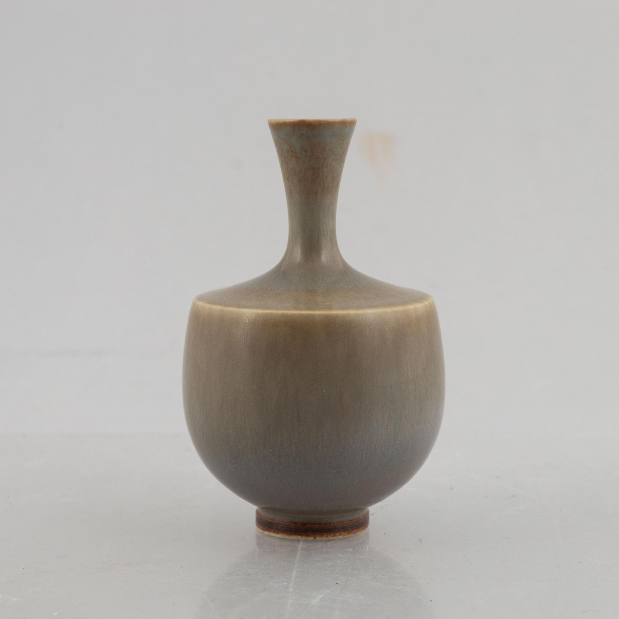 Berndt Friberg, vas, stengods, Gustavsbergs studio, 1957.