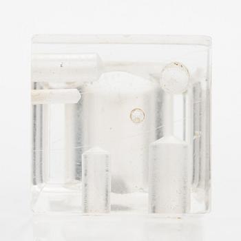 Siv Lagerström, three rings, acrylic plastic, 1970s.