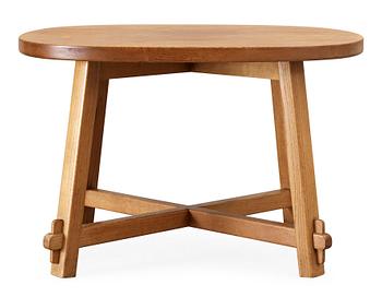 560. An Axel Einar Hjorth oak table, Stockholm 1940's.