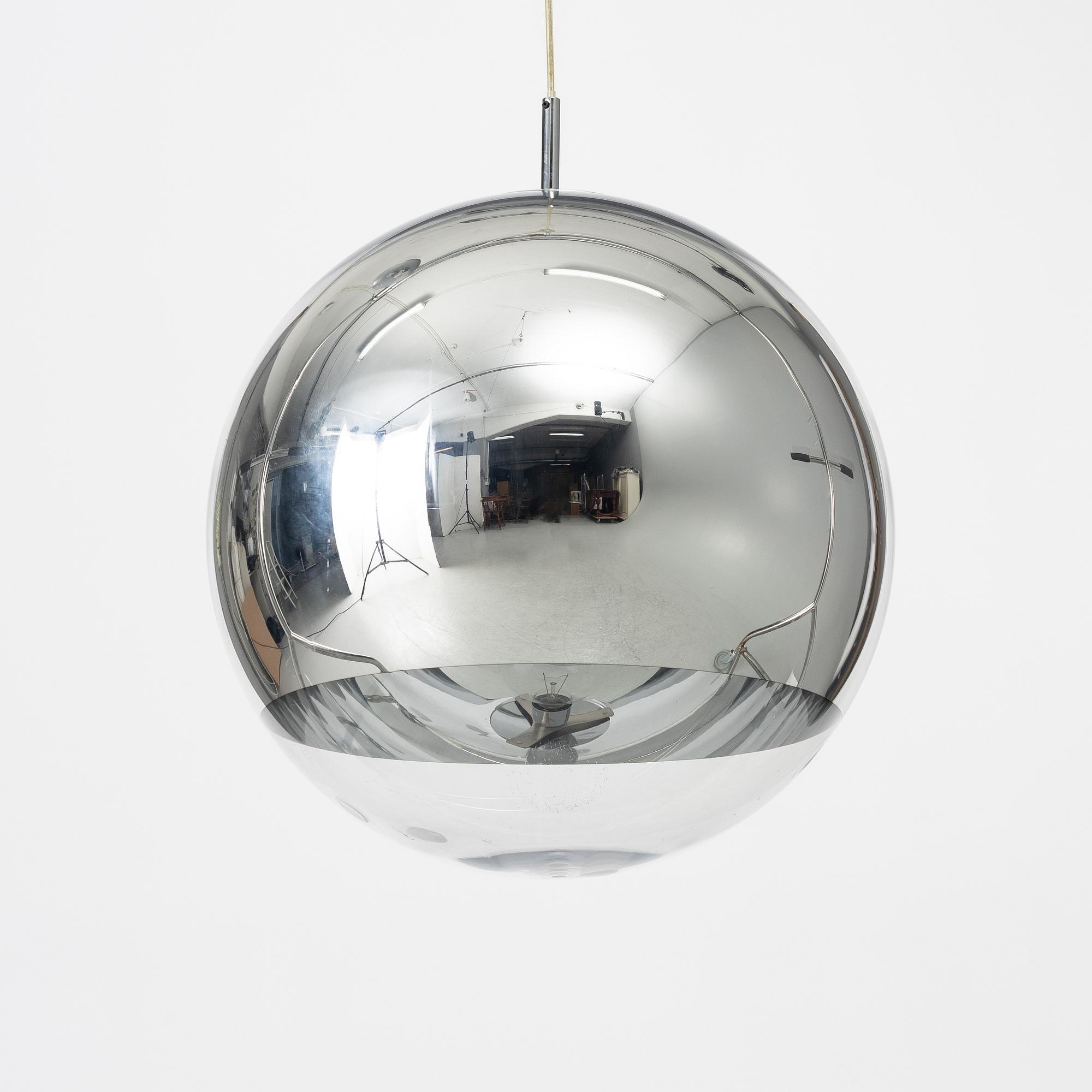 Tom Dixon, taklampa, "Mirror Ball", 2000-tal.
