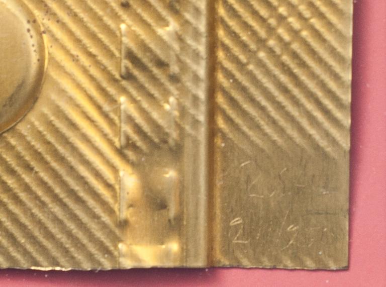 RUNE SÄLL, 2 st, metallreliefer, signerade och numrerade 14/250 resp 24/250.