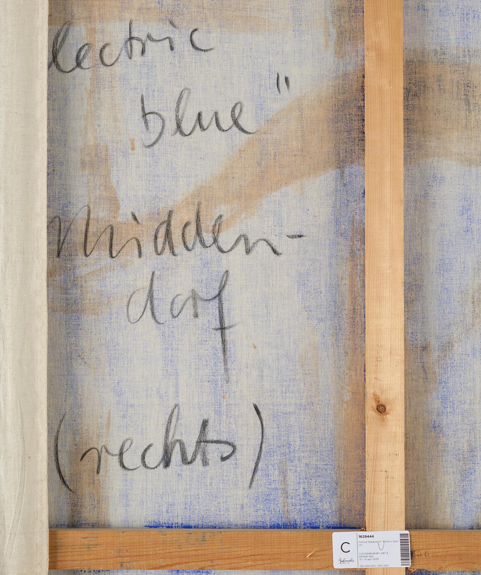 Helmut Middendorf, "Electric Blue".