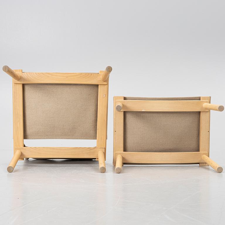 Jasper Morrison & Wataru Kumano, fåtölj med fotpall, "December Chair" Nikari, Finland.