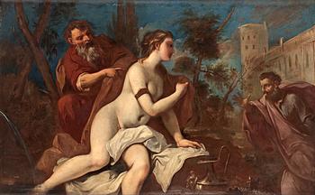 443. Antonio Bellucci Hans krets, Susanna och gubbarna.