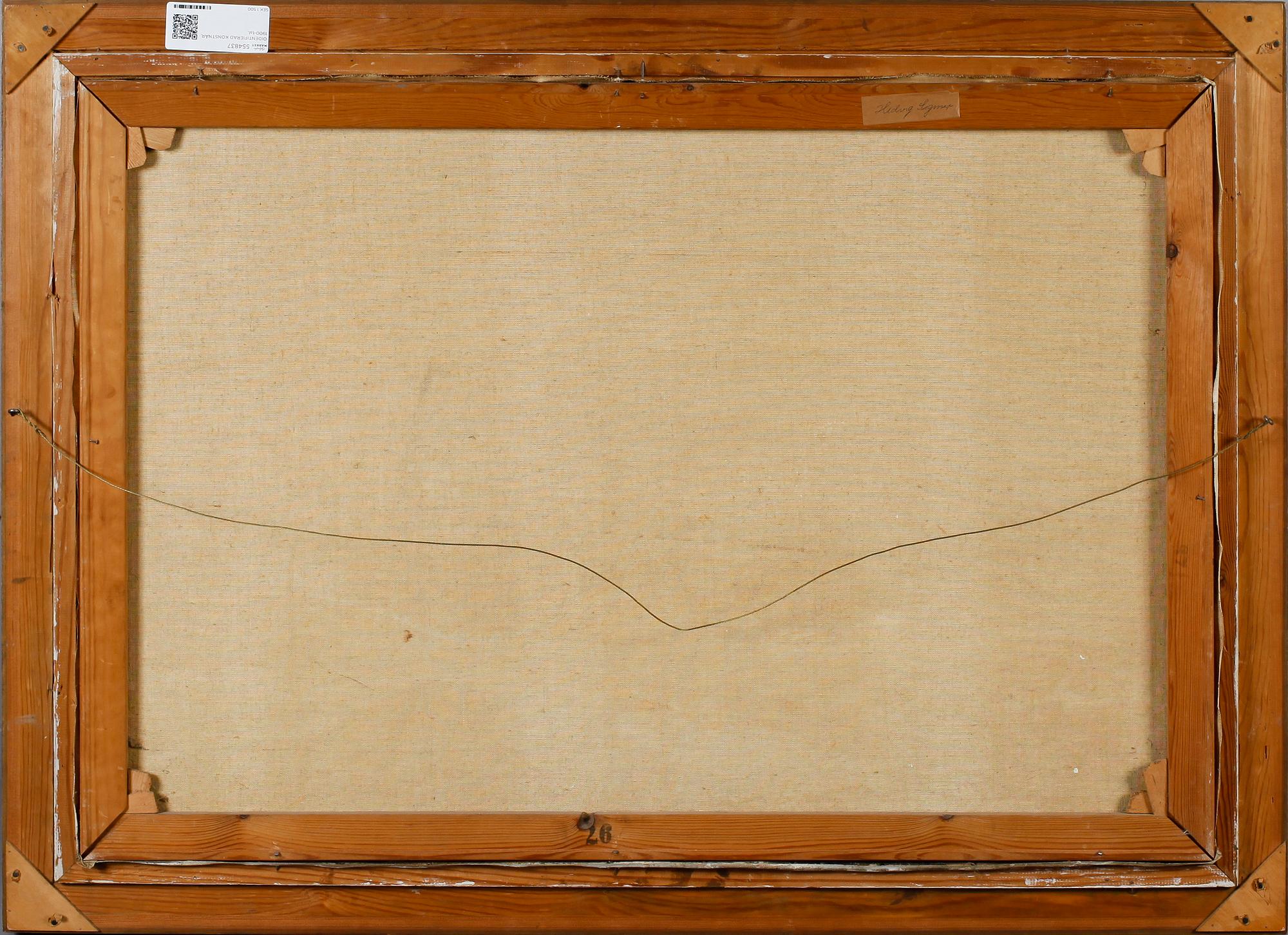 OIDENTIFIERAD KONSTNÄR, 1900-tal.