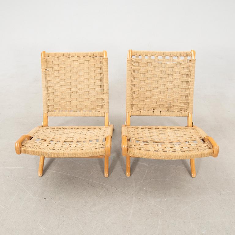 Ebert Wels, a pair of folding chairs, Yugoslavia 1960s.