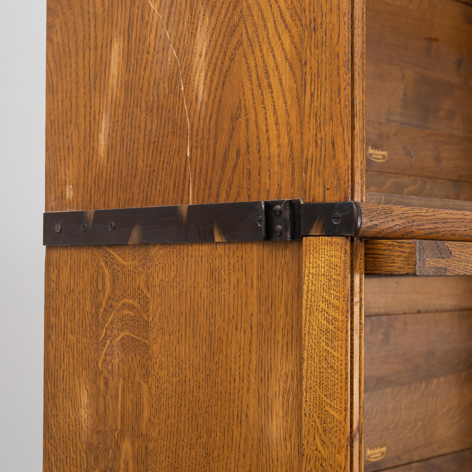Two Swedish mid 20th century archive cupboards from Åtvidabergs snickerifabrik.