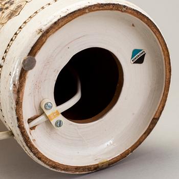 BORDSLAMPA, Bitossi för Bergboms, 1960-tal.