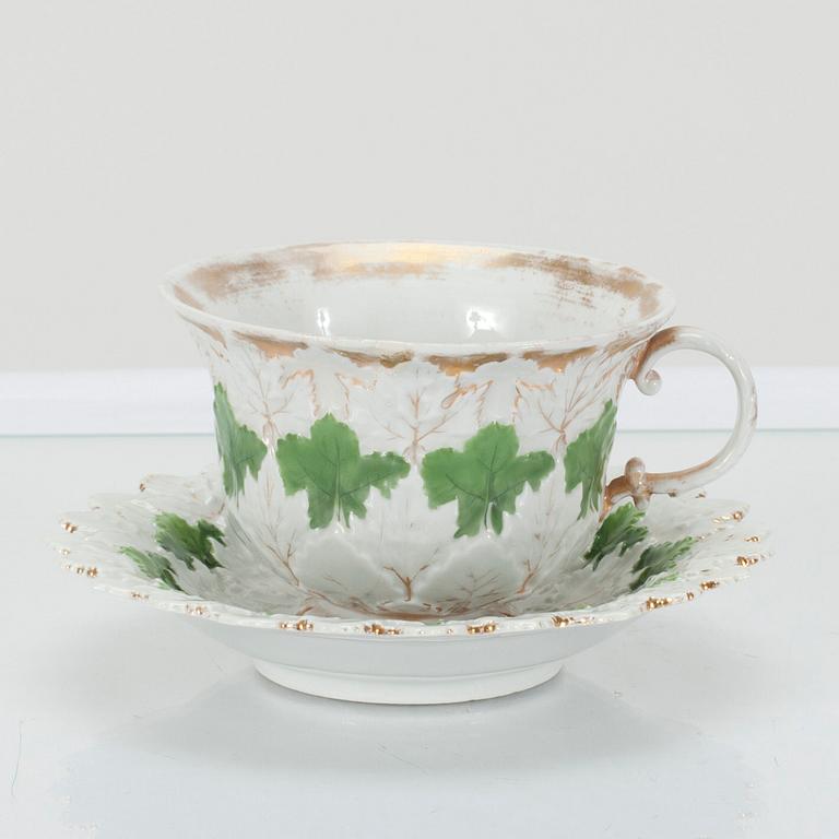 KAFFEKOPP, porslin, Meissen, 1800-tal.