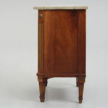 A late Gustavian commode by A Lundelius (master in Stockholm 1778-1823).