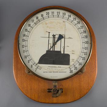 DJUPMÄTARE, för ubåt, svenska flottan, 1940/50-tal.