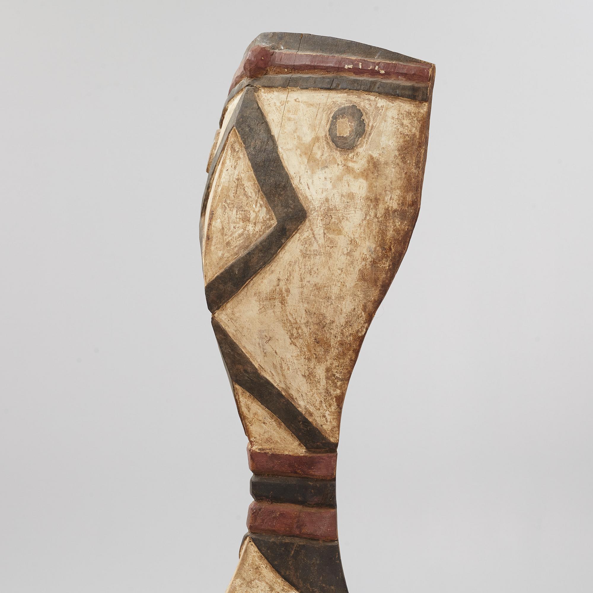 A sculpture, "a-Mantsho-ña-Tshol", reportedly from Baga, Senegal, from the second half of the 20:th century.