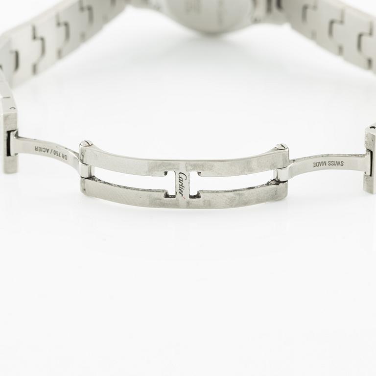 Cartier, Santos Ronde, wristwatch, 24 mm.