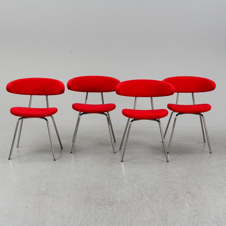 A set of 4 chairs by "MITAB".