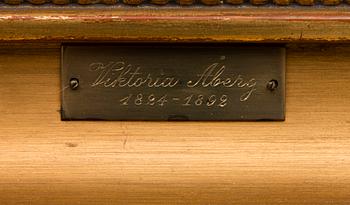 VICTORIA ÅBERG, olja på duk, osignerad, a tergo intyg.