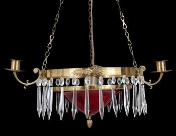 TAKAMPEL, sengustaviansk stil, 1900-talets mitt. Höjd 56 cm.