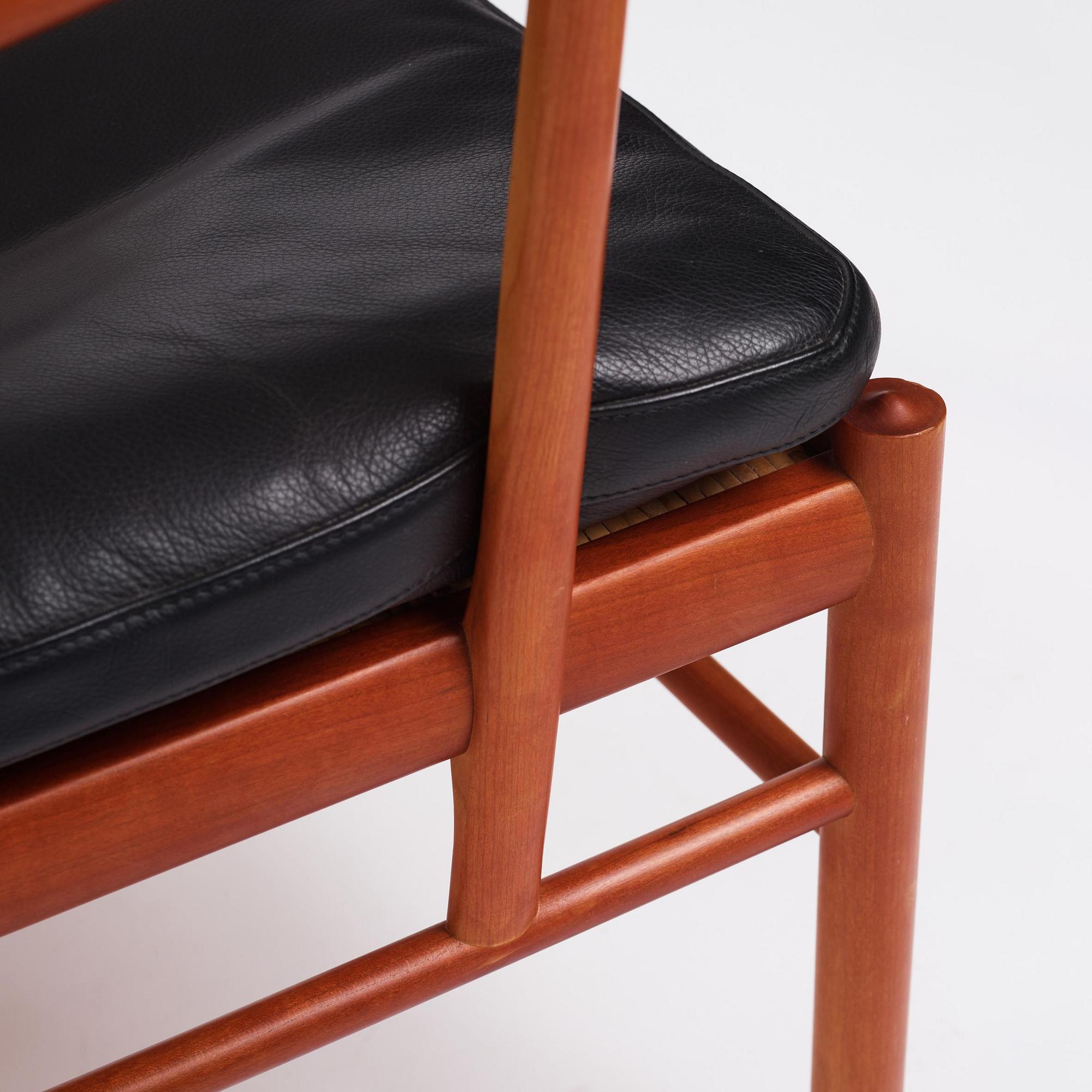 Ole Wanscher, fåtöljer, ett par, "Colonial Chair PJ 149", Poul Jeppesen, Danmark.