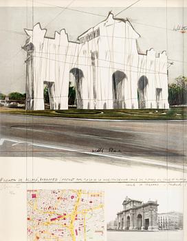 181. Christo & Jeanne-Claude, "Puerta de Alcalá, Wrapped, Project for Madrid".