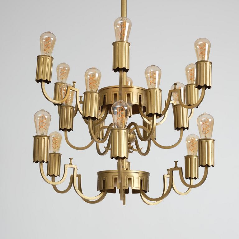 Swedish Grace, an imposing chandelier, 1920s-30s.
