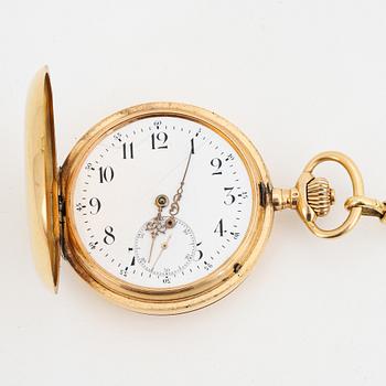 Pocketwatch, 51,5 mm, hunter.