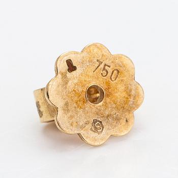 Örhängen, 18K guld och ametister.