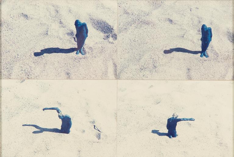 Risto Suomi, photograph polyptych, four parts, a tergo signed.