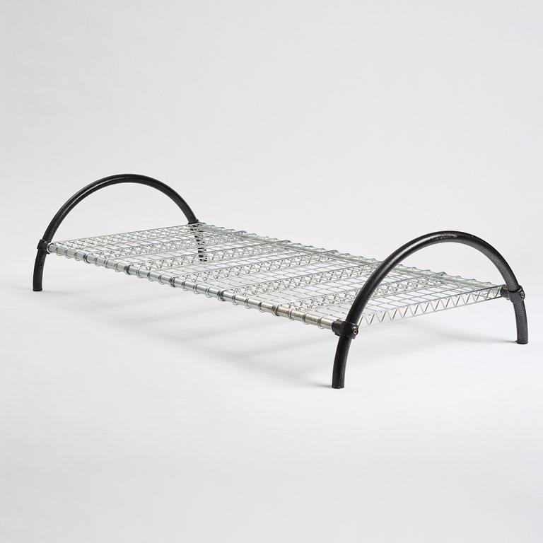Ron Arad, a "Round Rail" daybed, One Off Ltd. UK, post 1981.