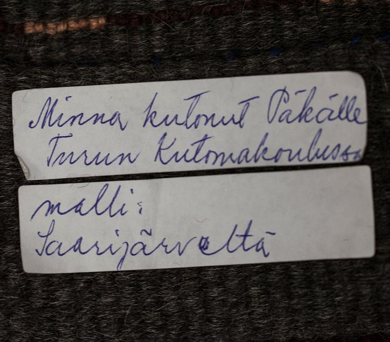 RYA, Finland 1900-tal. Ca 208x147 cm.