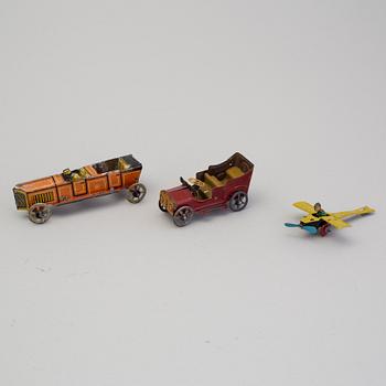 PENNY TOYS, 9 stycken, bland annat Tyskland, 1910/20-tal.