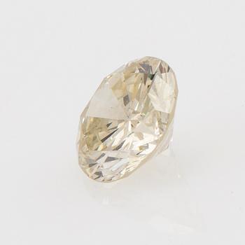 Loose brilliant-cut diamond approx. 2.57 ct.