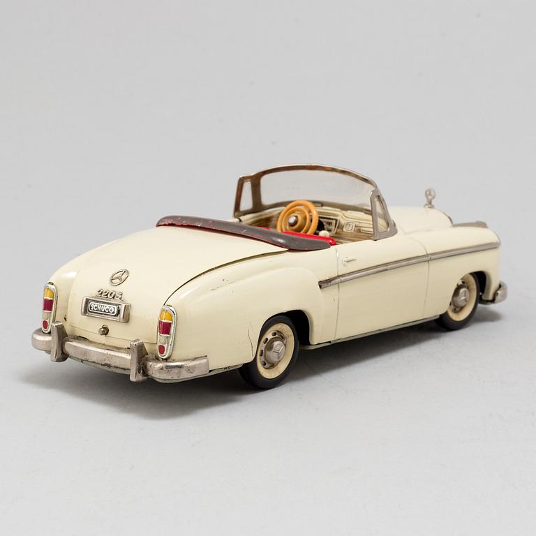 A mid 20th century toy car, Shuko 5720 Elektro Mercedes.