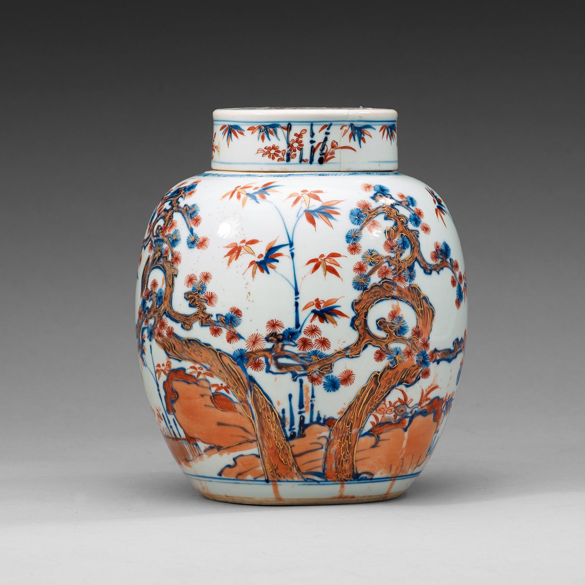 BOJAN med LOCK, porslin. Qingdynastin, 1700-tal.