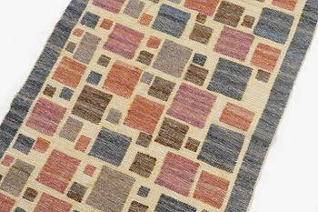 Märta Måås-Fjetterström, a textile, 'Elment', flat weave, c 100 x 54 cm, signed MMF.