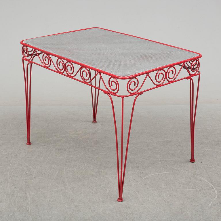 TRÄDGÅRDSBORD, 1900-talets andra hälft.