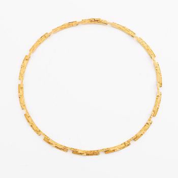 Björn Weckström, necklace, 18K gold, Finland 1977. By Lapponia.