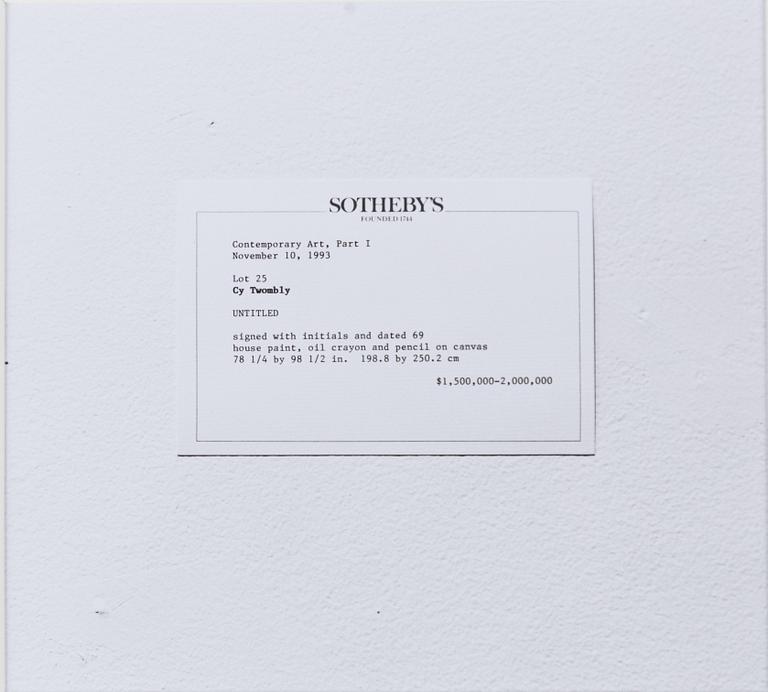 Louise Lawler, "Writers should be well paid", 1993/96.