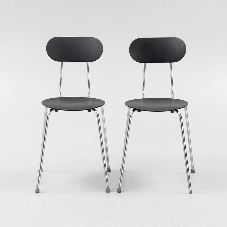 Enzo Mari, a set of twelve 'Mariolina' chairs form Magis, Italy.