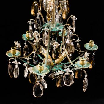 a baroque-style chandelier from the first half of the 20th century.