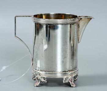 KAFFESERVIS, 3 delar, silver, gustaviansk stil, K Anderson resp Oskar Westberg 1914.