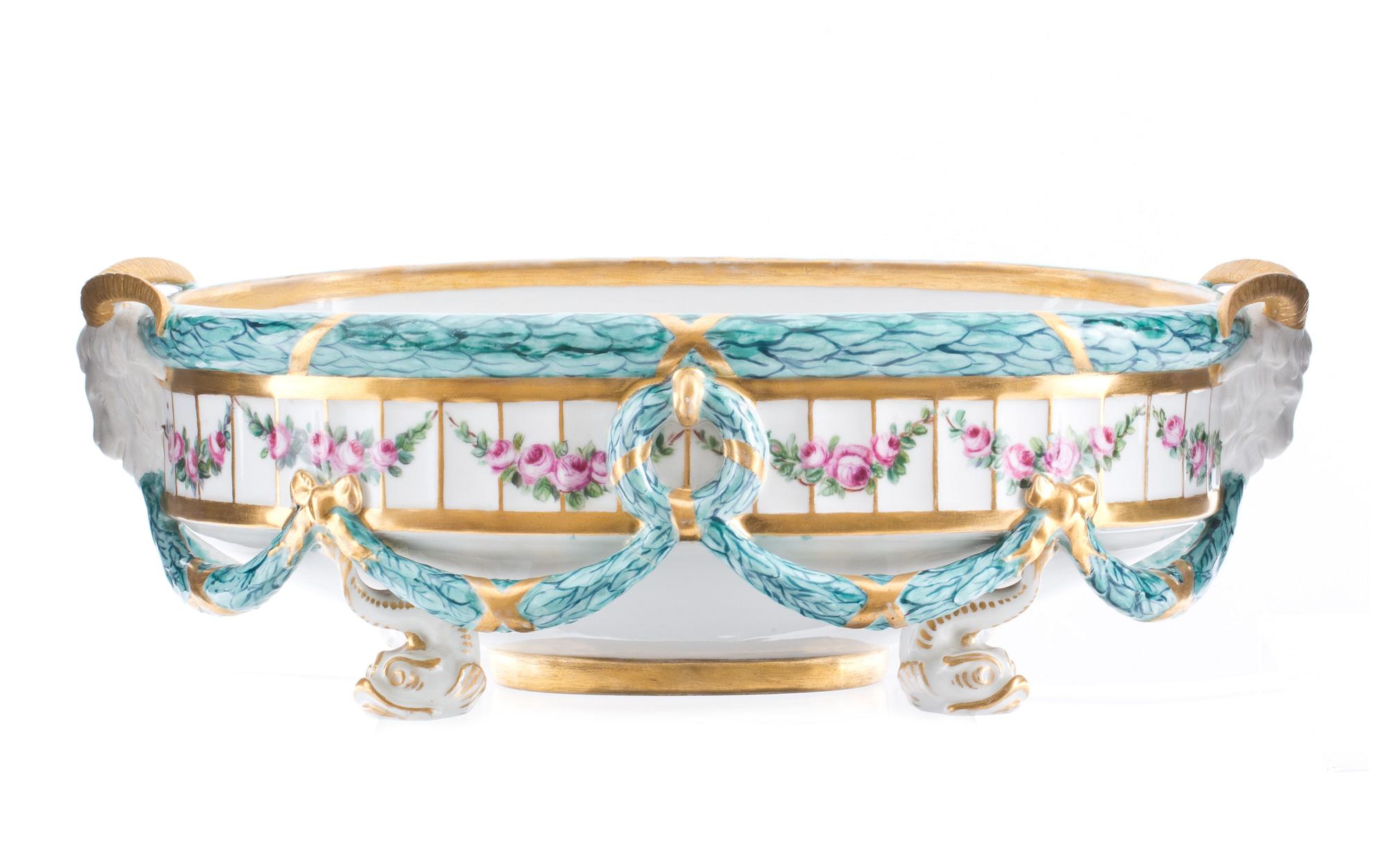 JARDINIERE, porslin, Royal Copenhagen, Danmark. 1900-tal.