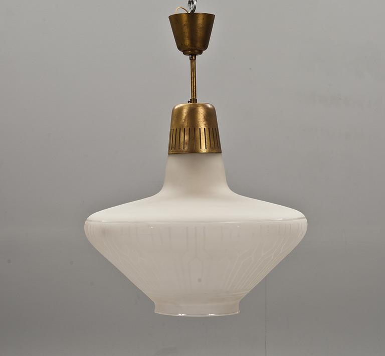 TAKLAMPA, 1940/50-tal. Höjd ca 48 cm.