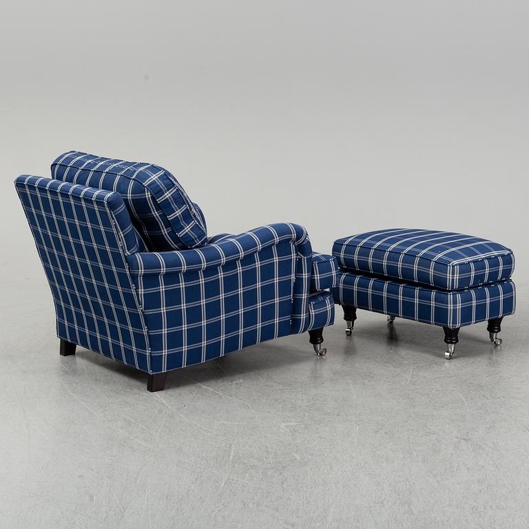 A easy chair with foot rest from Englesson.