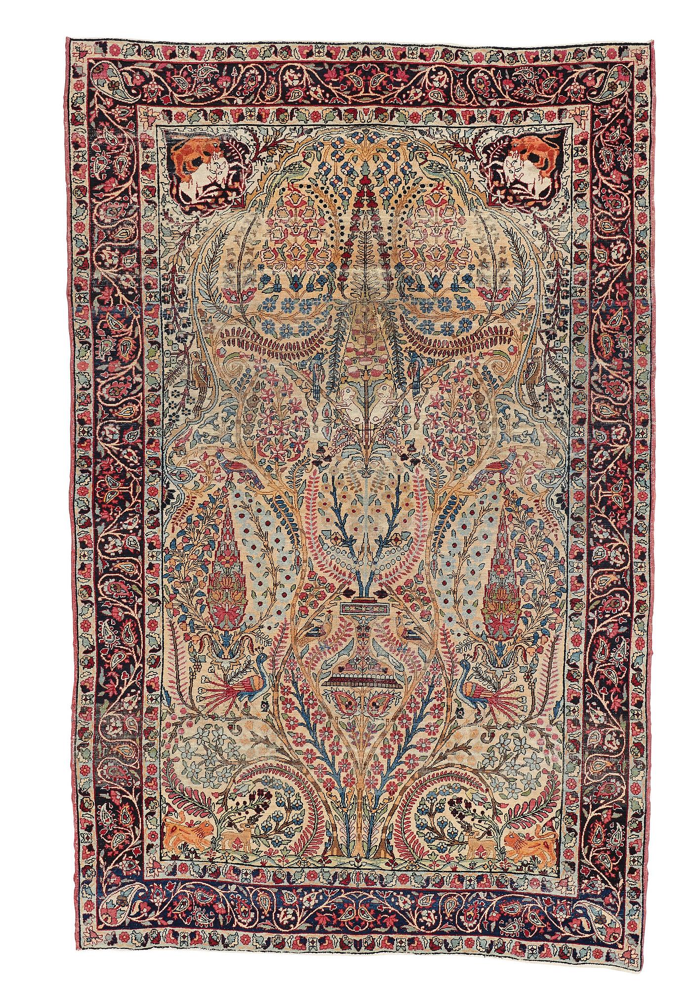 Matta, semiantik Kirman Laver, ca 221,5 x 142 cm.