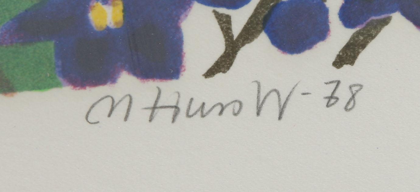 MONA HUSS-WALLIN, färglitografi, sign, numr 246/460 o dat- 78.