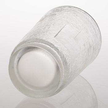 FRANS RANTANEN, maljakko lasia, signeerattu F. Rantanen -38 Karhula.