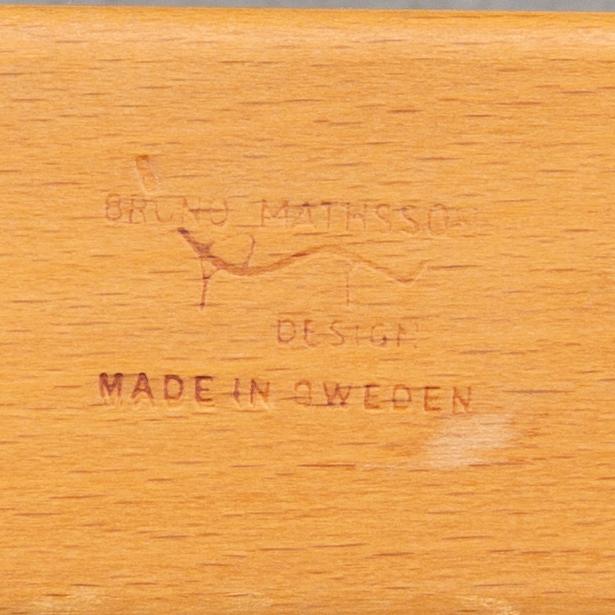 Bruno Mathsson, fåtöljer, ett par "Eva" för Firma Karl Mathsson 1976.