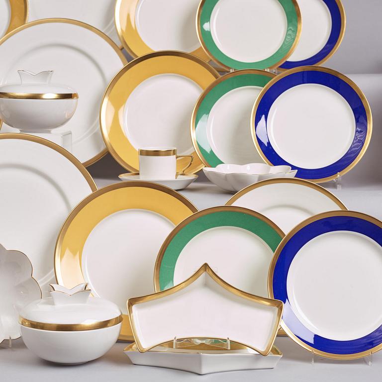 An extensive Rörstrand Nobel dinner service, designed by Karin Björquist. (98 pieces).