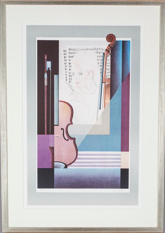 MARKKU MÄKELÄ, serigrafi, signerad och numrerad 207/270.