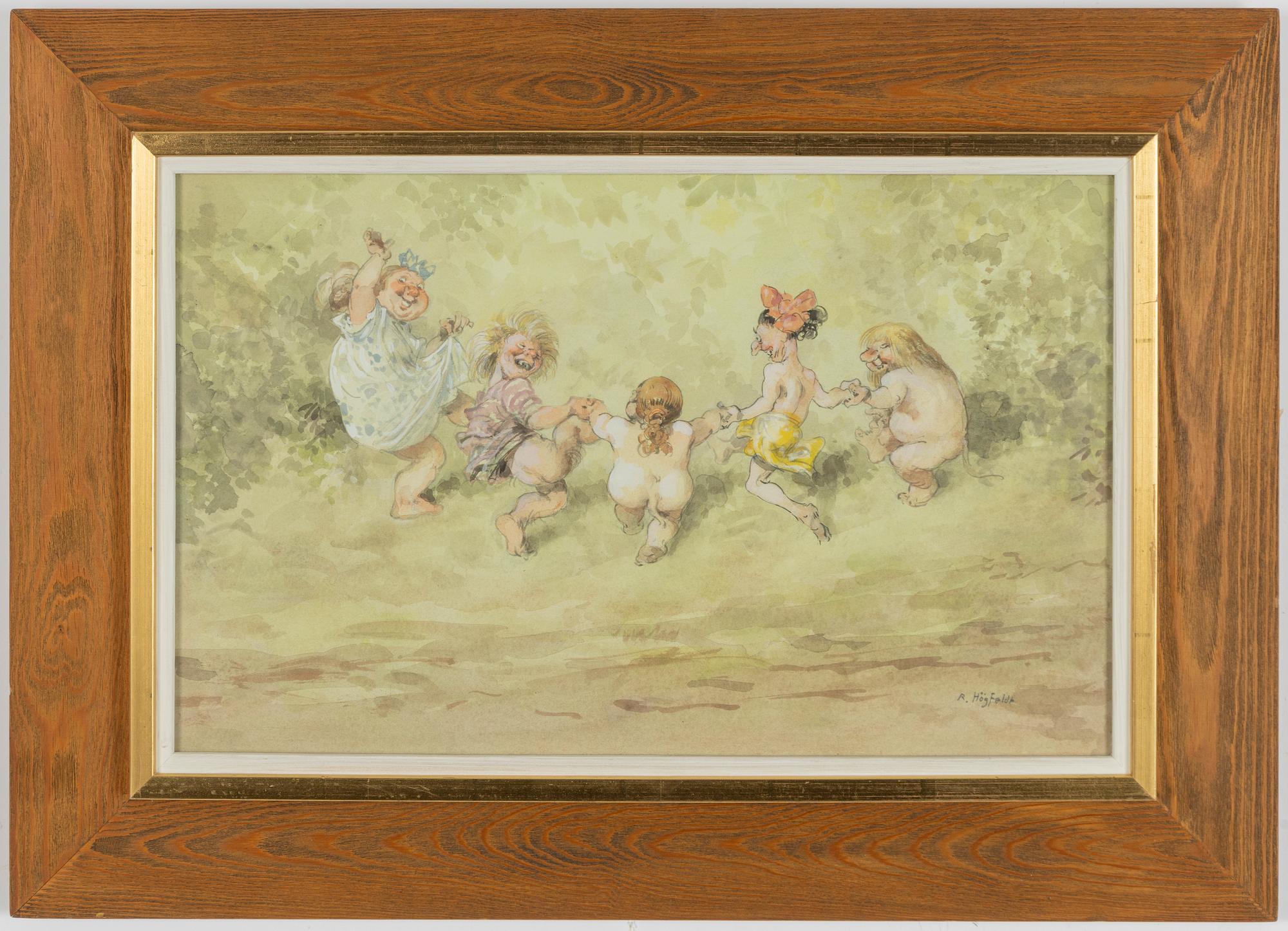 Robert Högfeldt, Dans på stranden.